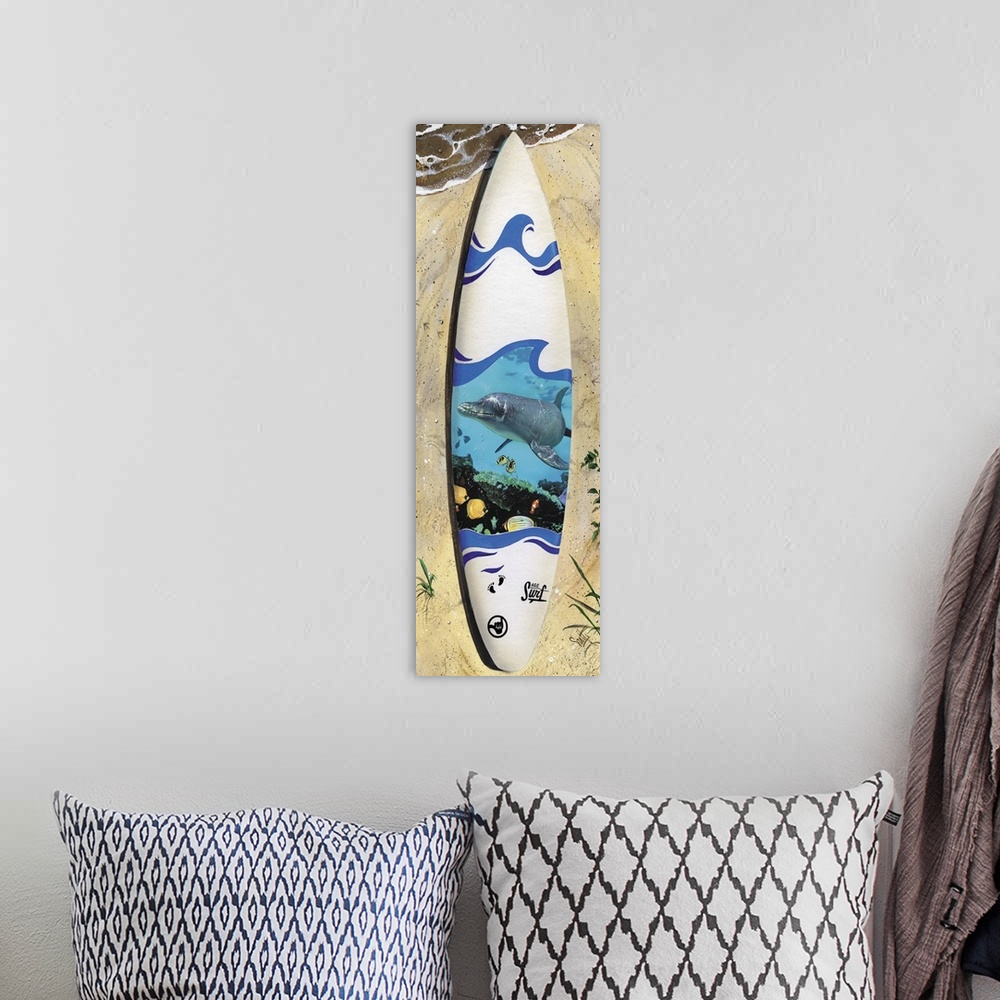 A bohemian room featuring Dolphin Board