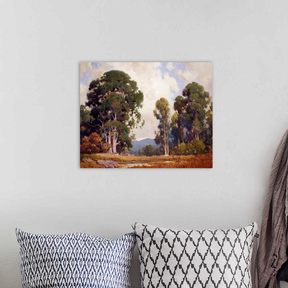 A bohemian room featuring Eucalyptus