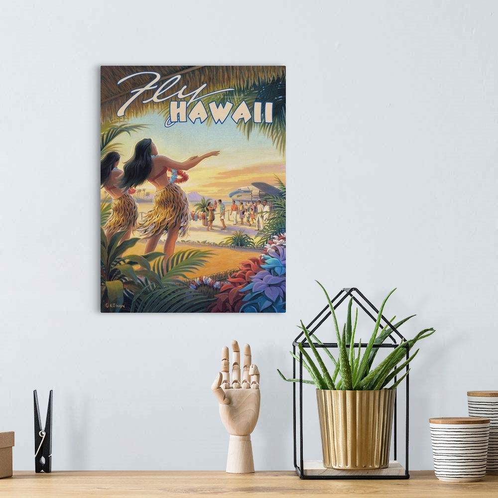 A bohemian room featuring Fly to Hawaii