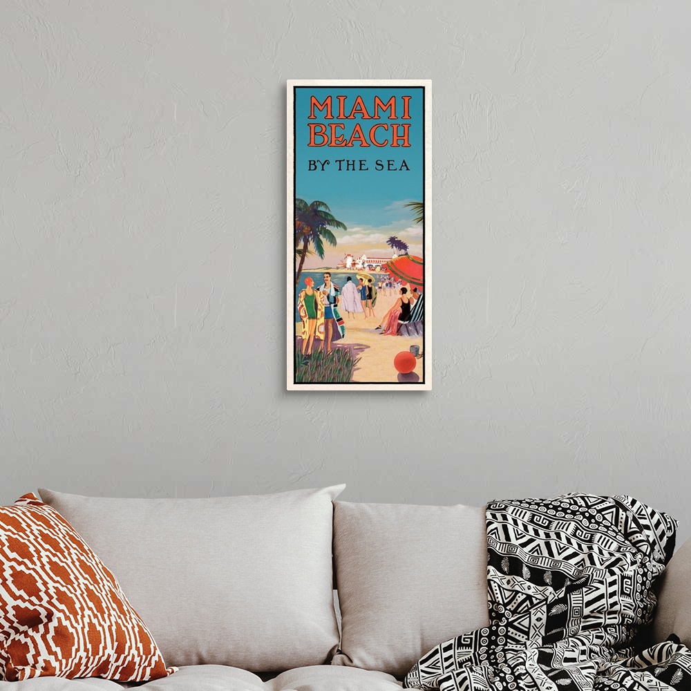 A bohemian room featuring Miami Beach, Palms and Sunshine