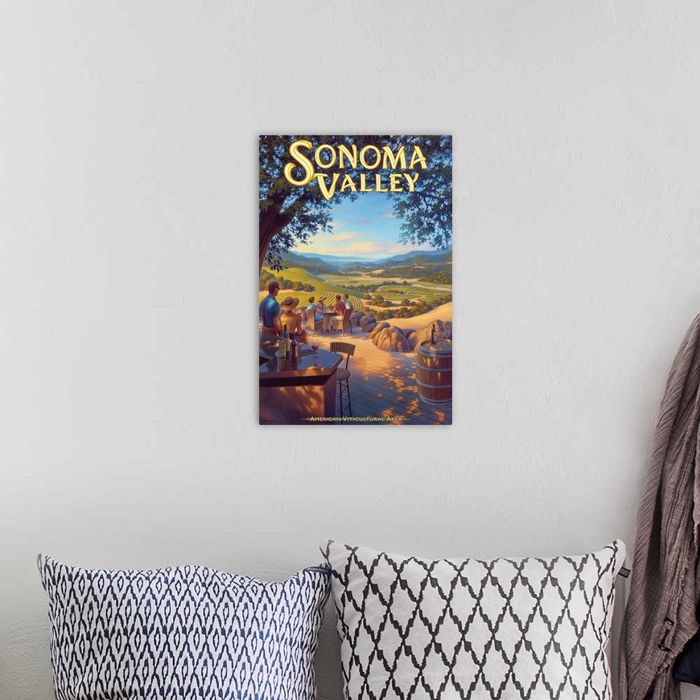 A bohemian room featuring Sonoma Valley