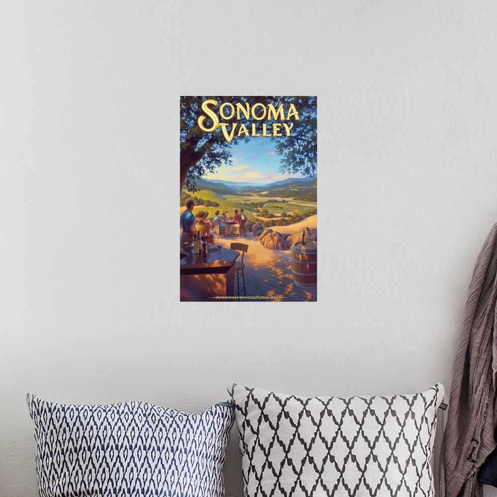 A bohemian room featuring Sonoma Valley