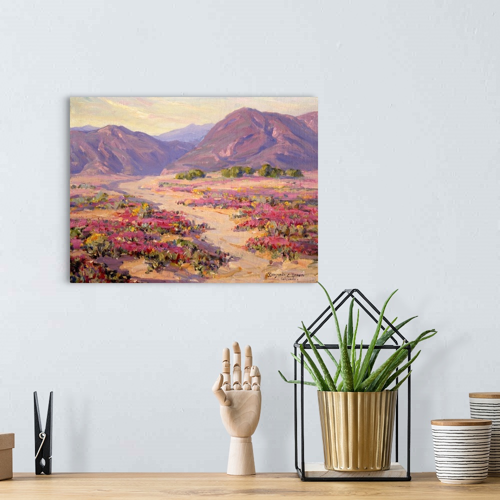A bohemian room featuring Spring Bloom in the Desert