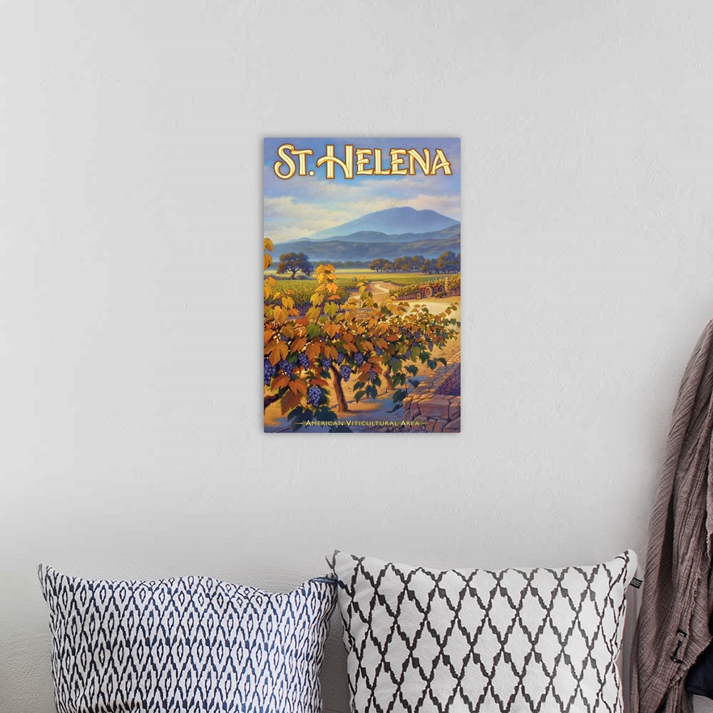 A bohemian room featuring St. Helena