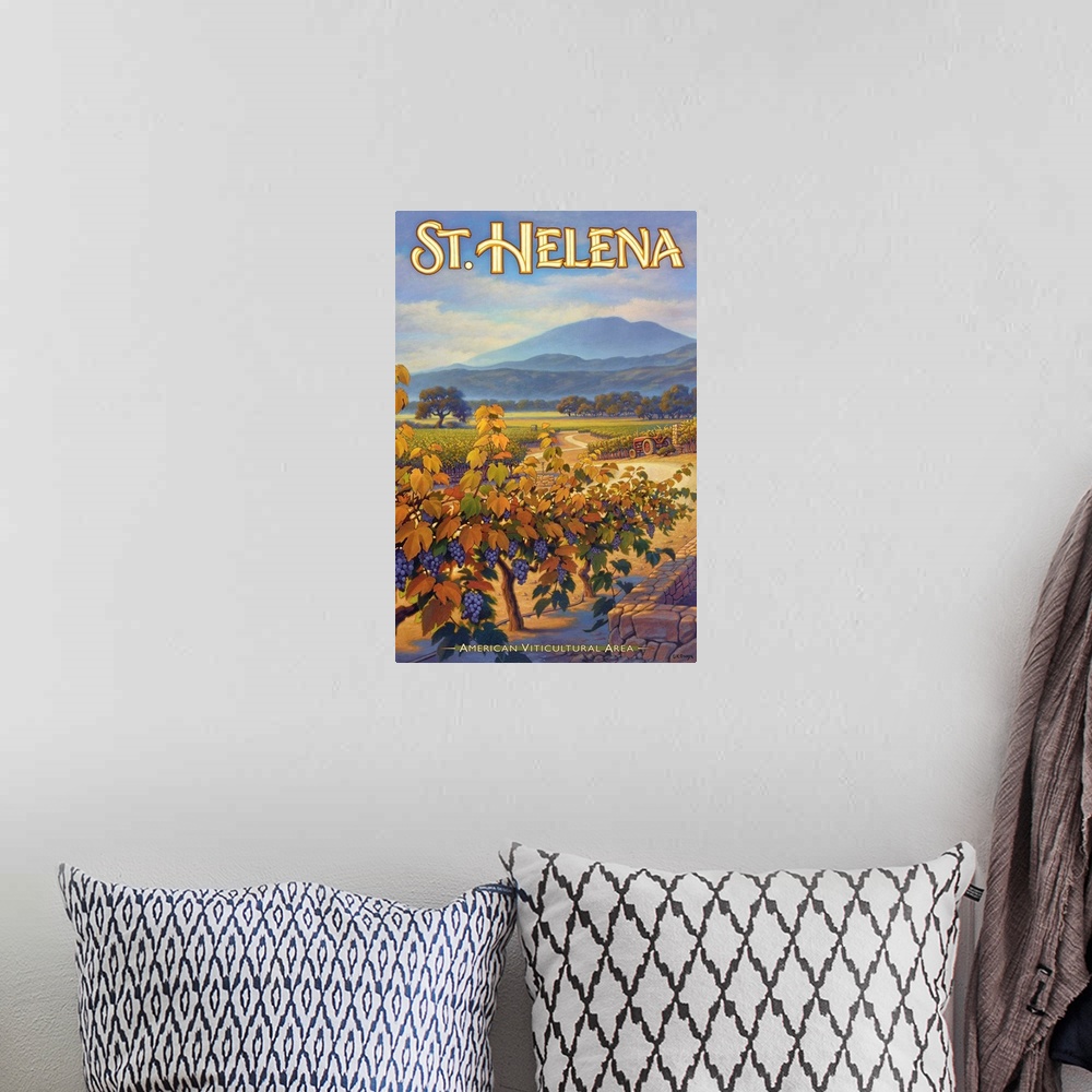 A bohemian room featuring St. Helena