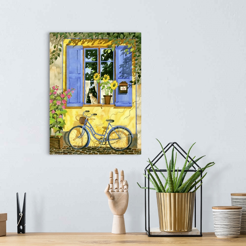 A bohemian room featuring The French Bike
