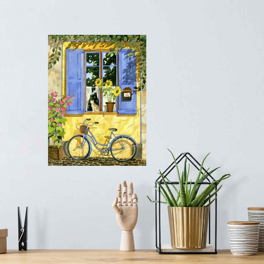 A bohemian room featuring The French Bike