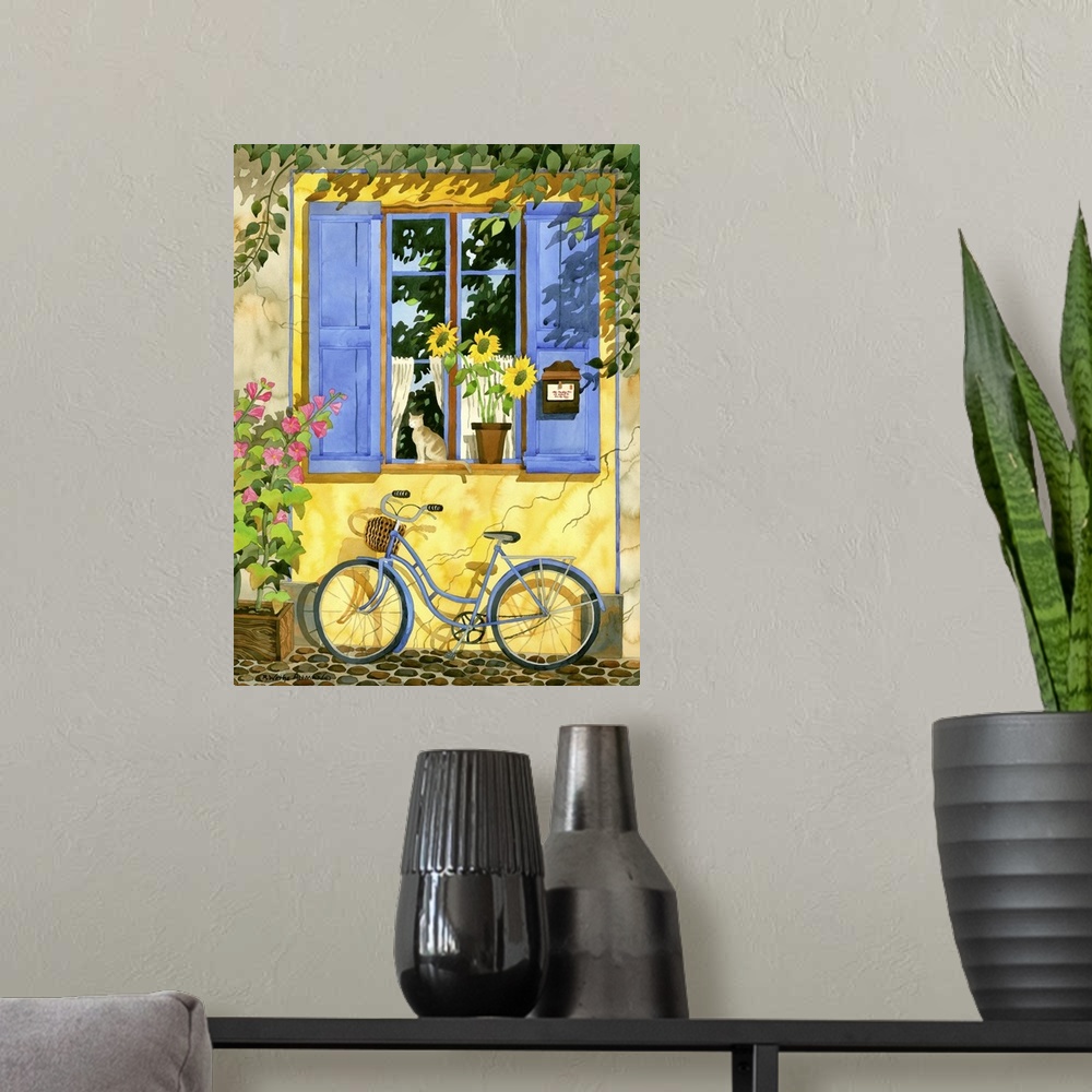 A modern room featuring The French Bike