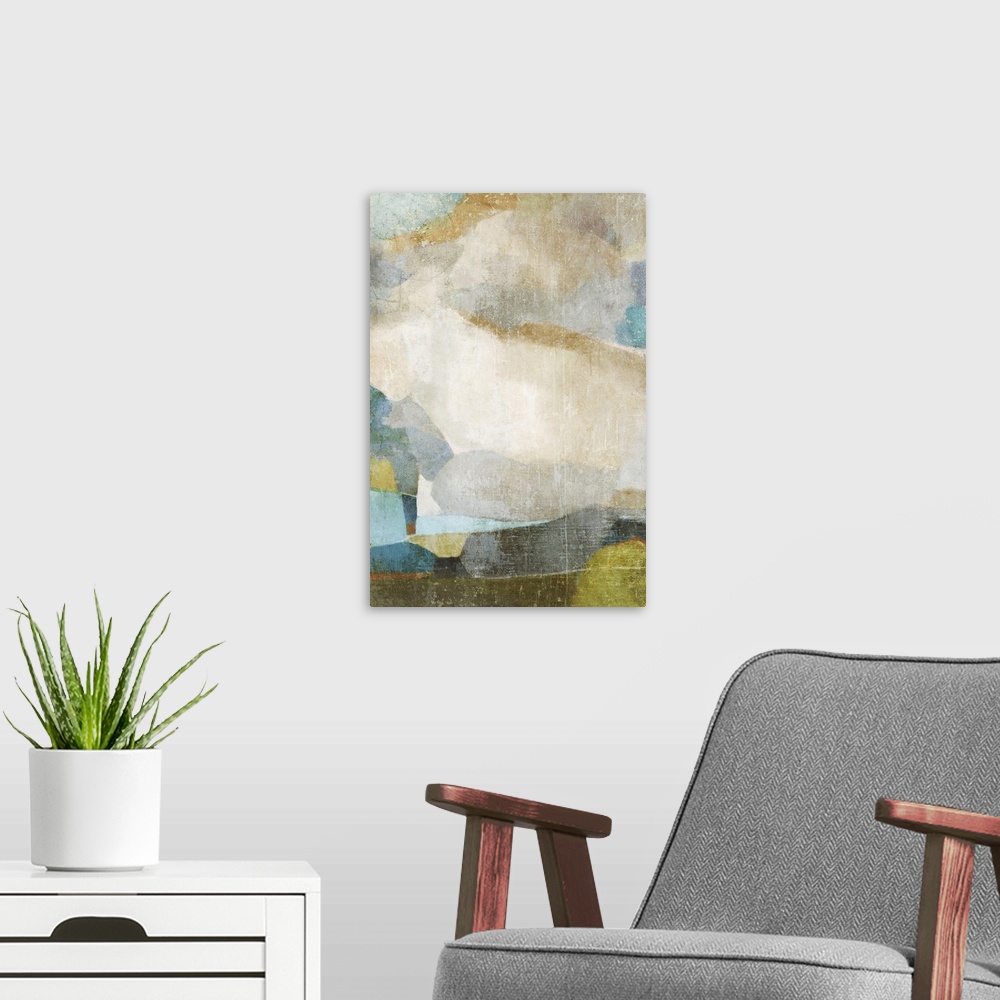 A modern room featuring Abstract 5