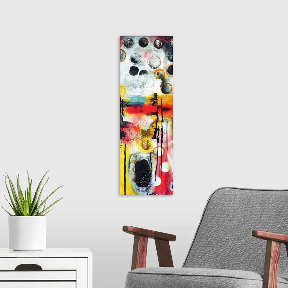 A modern room featuring Abstract I