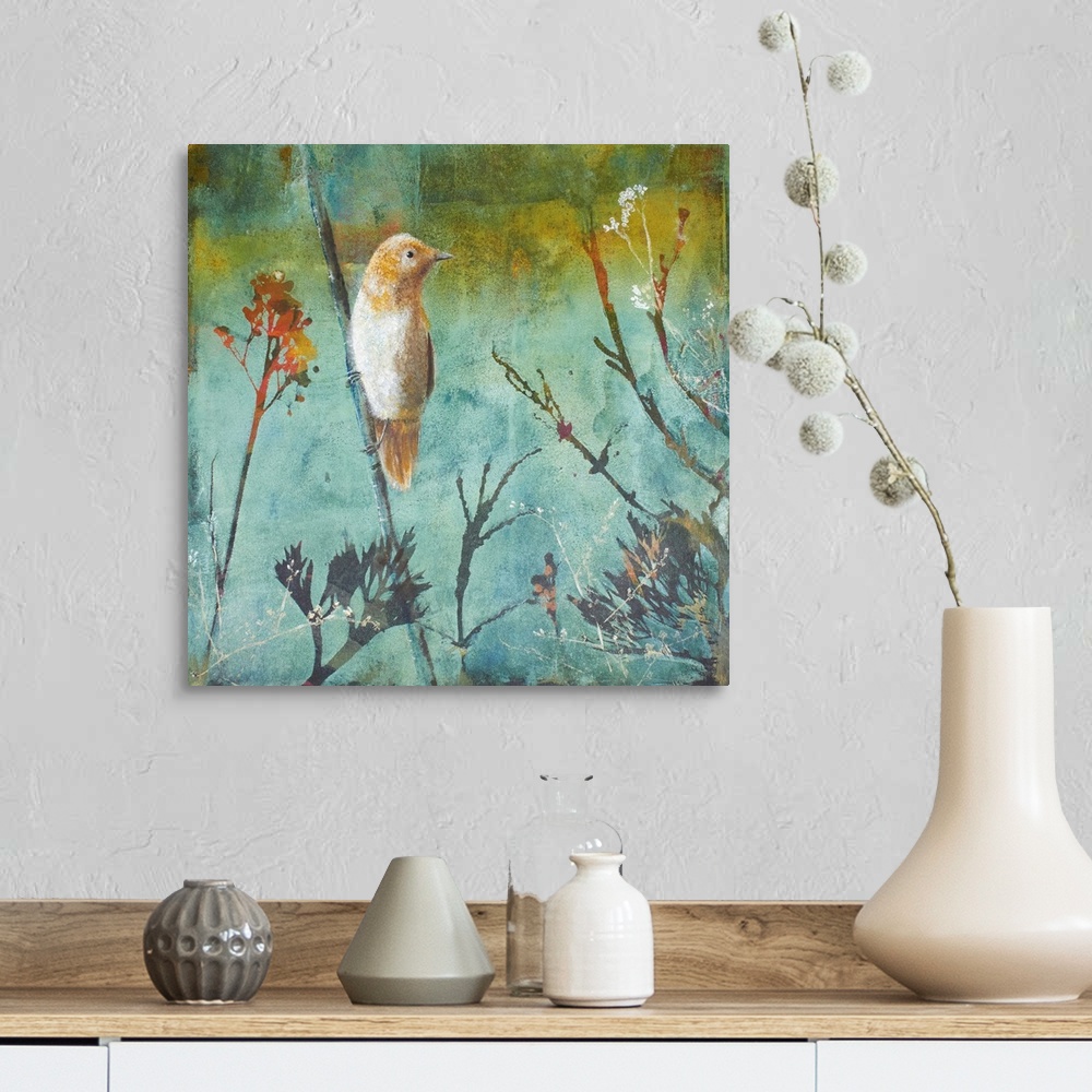 A farmhouse room featuring Australian Reed Warbler