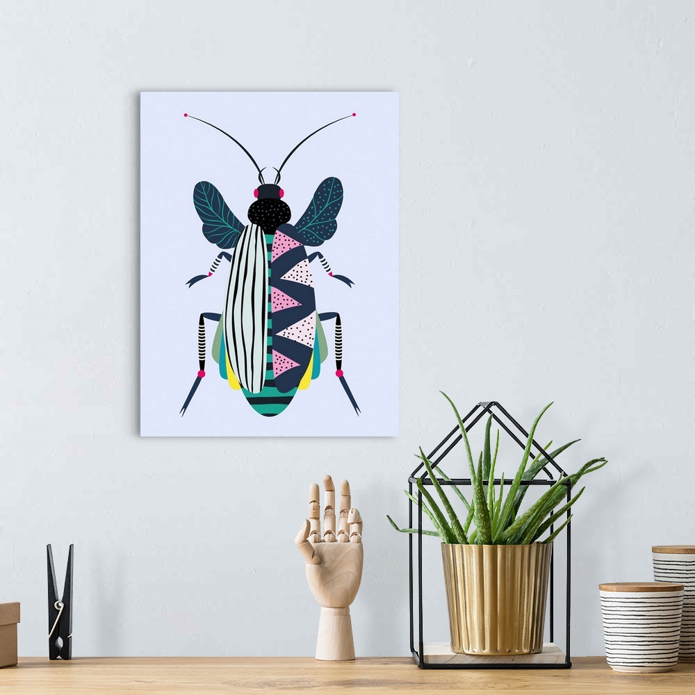 A bohemian room featuring Beetle