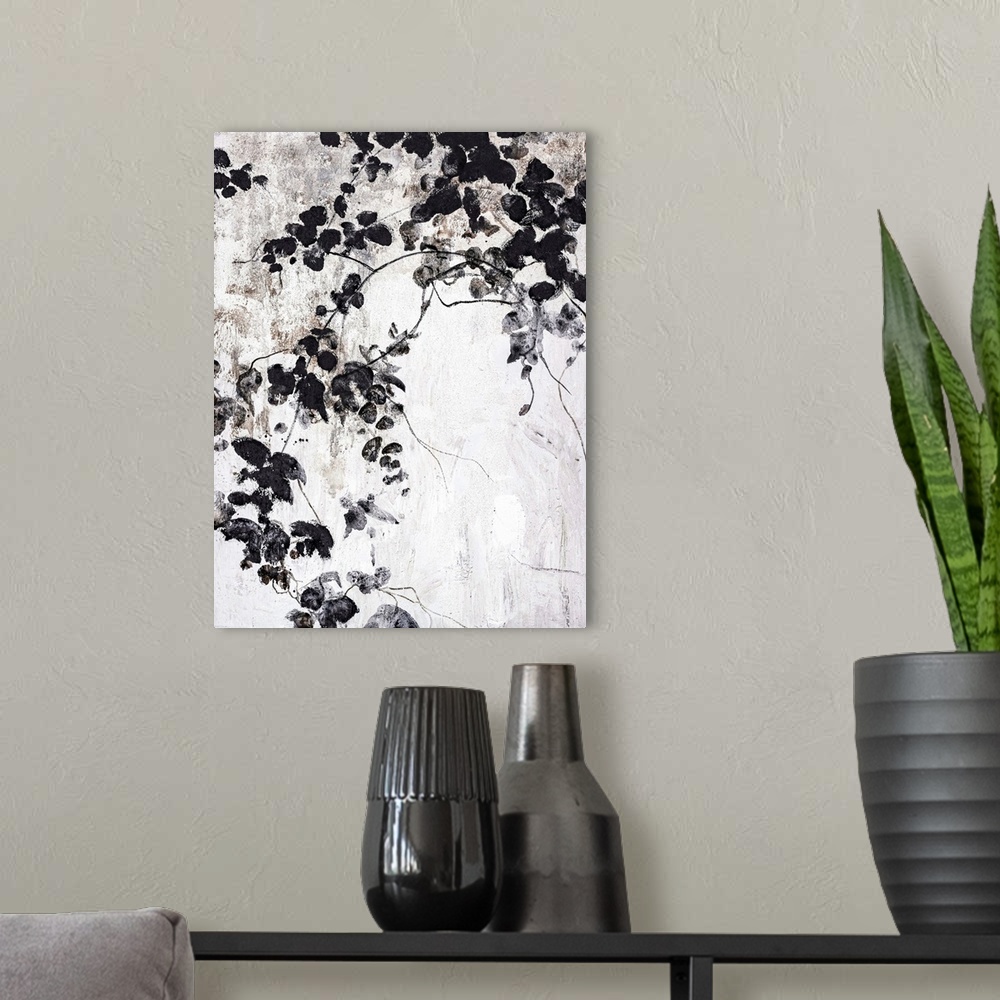 A modern room featuring Black Leaves