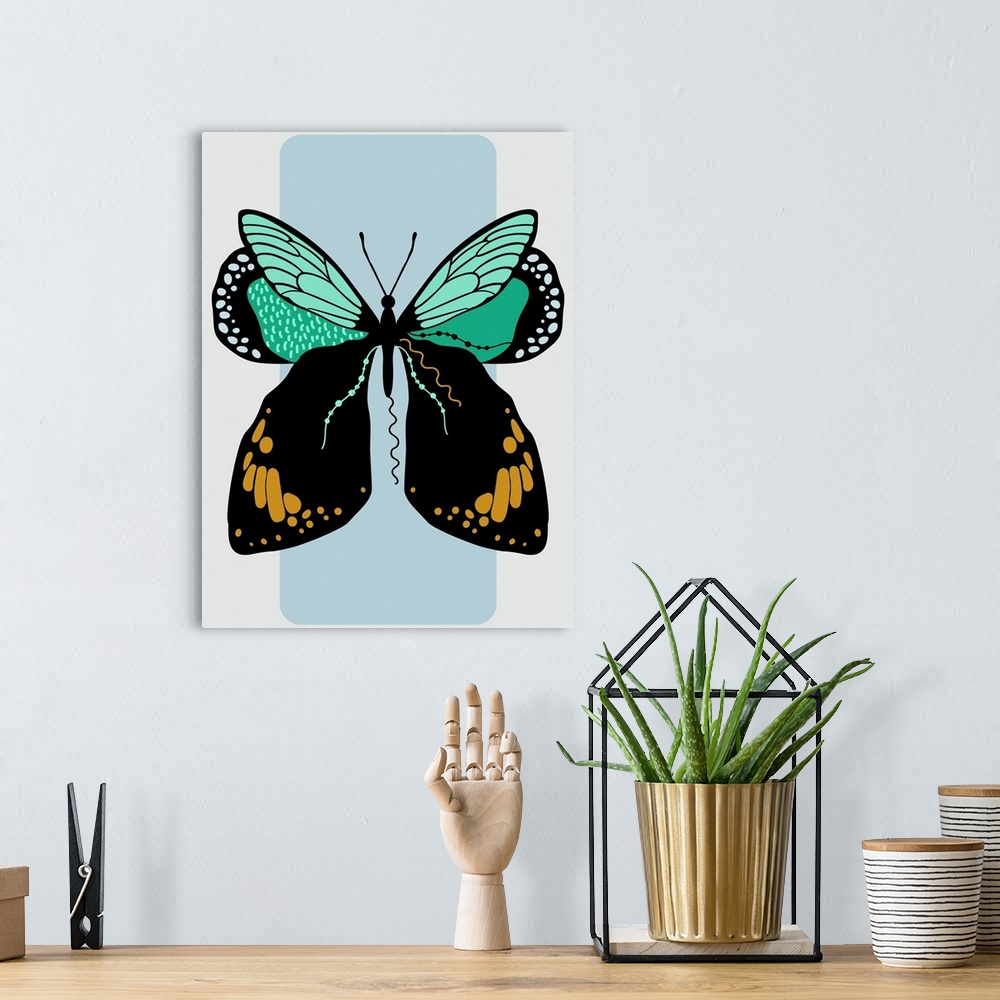 A bohemian room featuring Butterfly