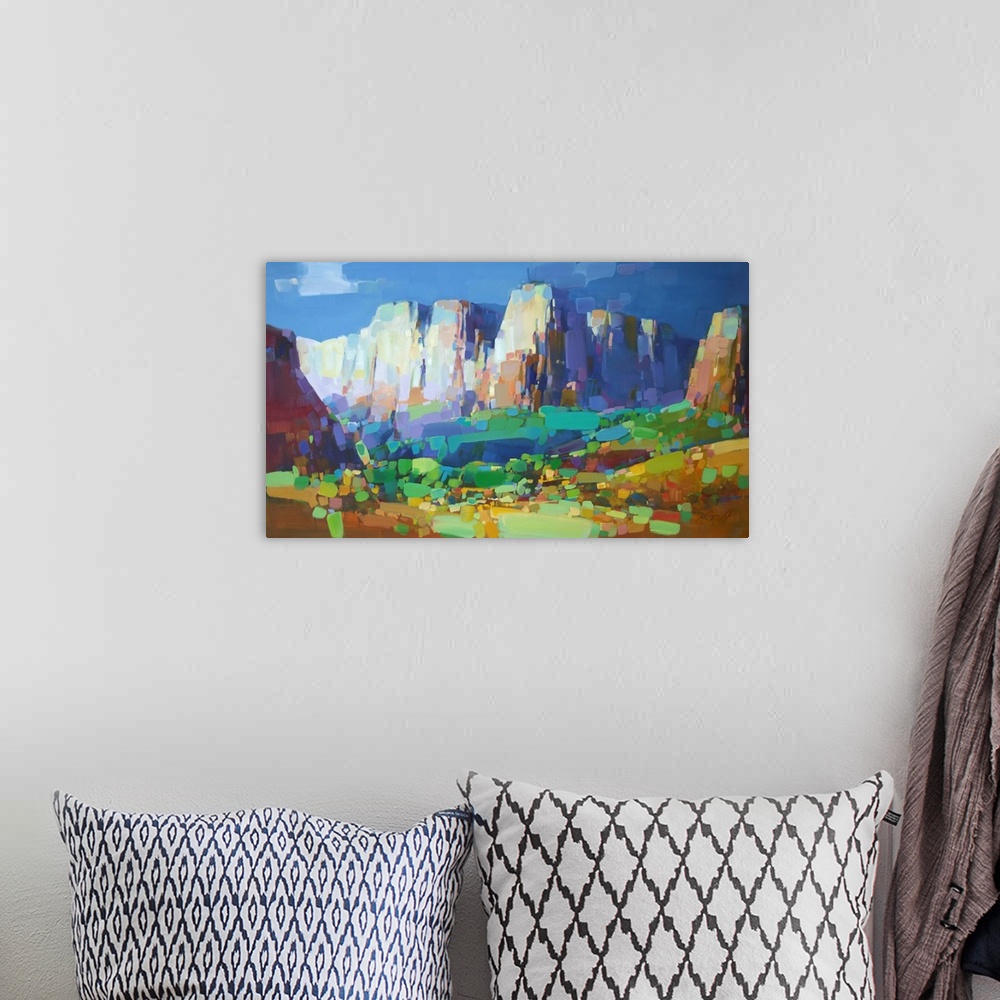 A bohemian room featuring Canyon Rock