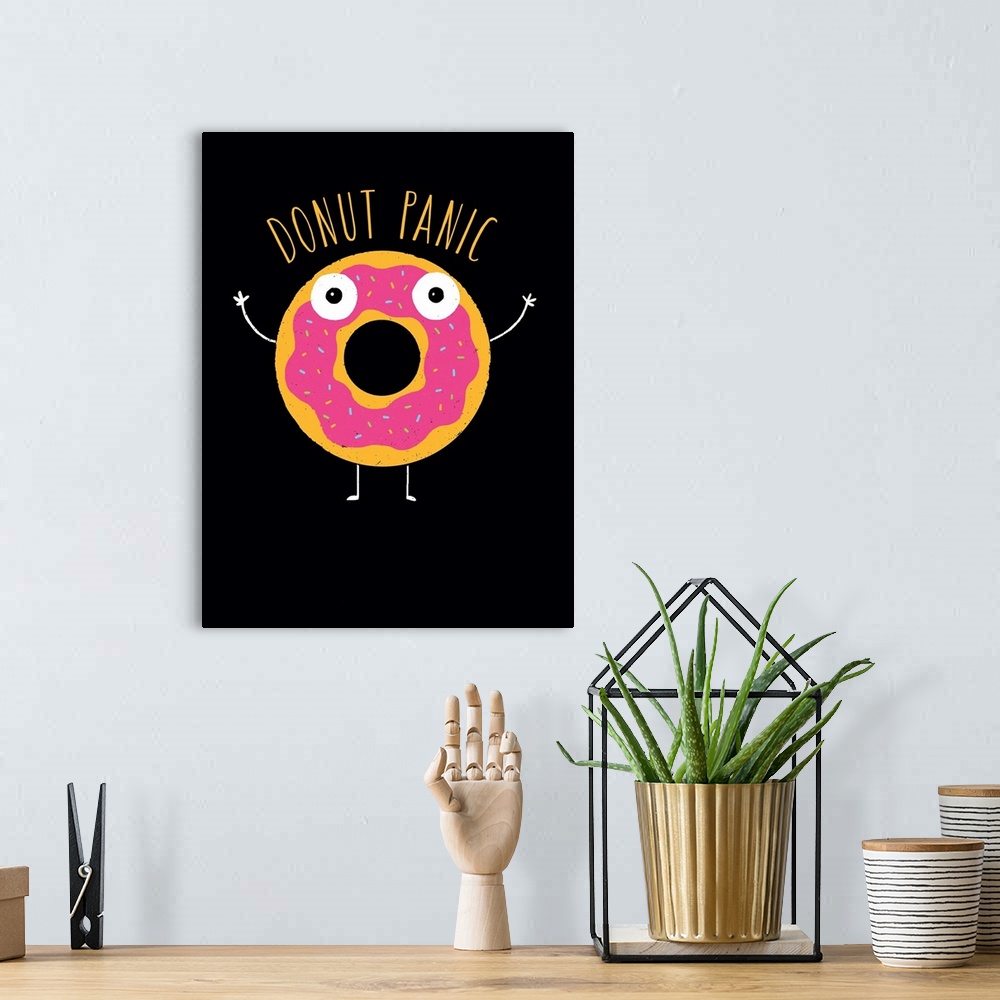 A bohemian room featuring Donut Panic