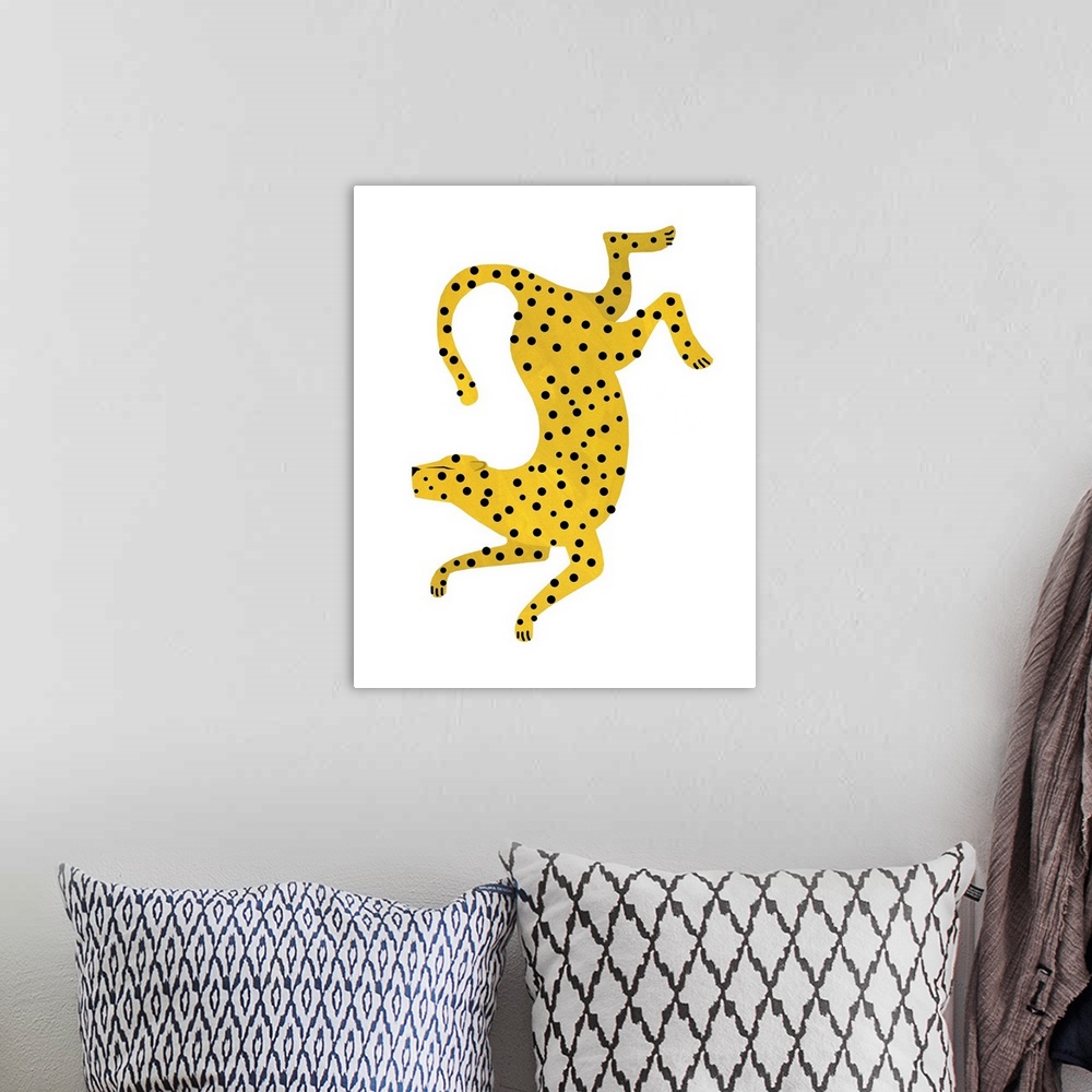 A bohemian room featuring Dotted Cheetah