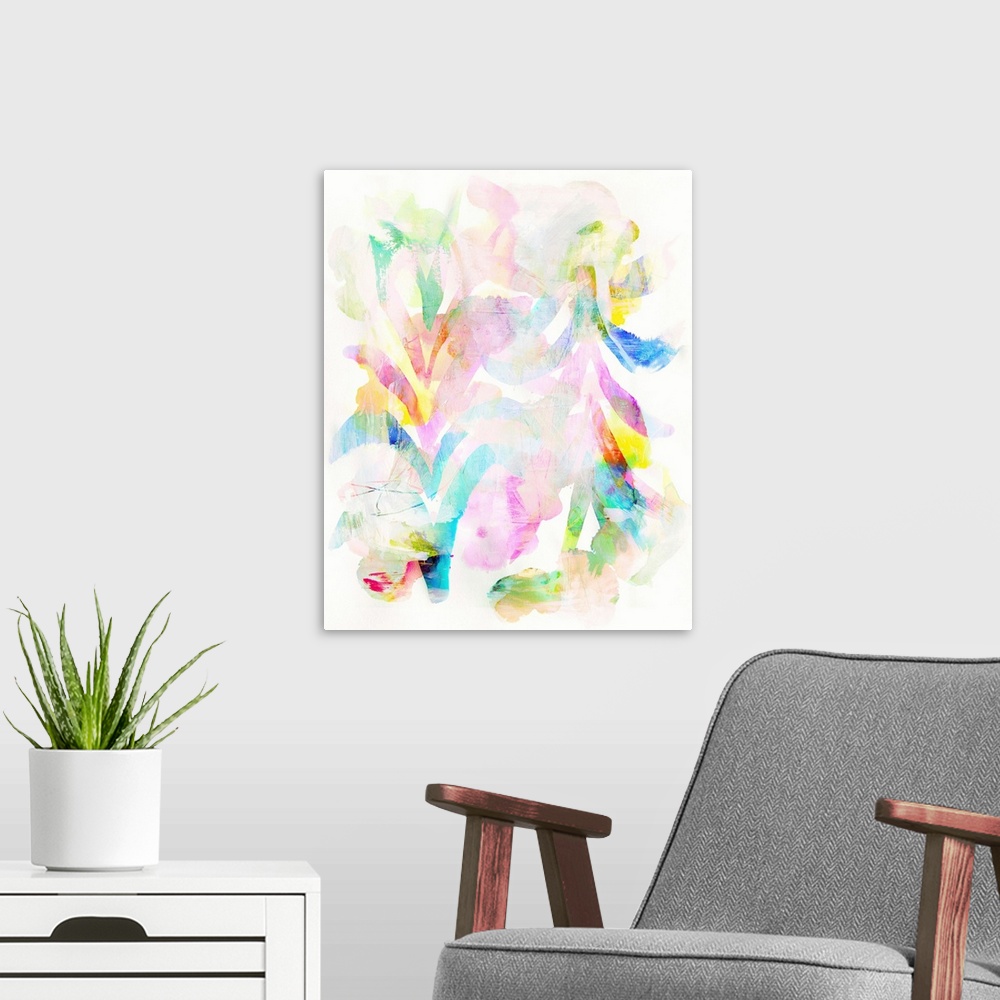A modern room featuring Flower And Rainbow