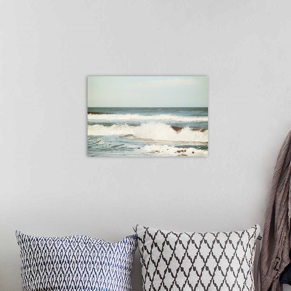 A bohemian room featuring Flowing Sea