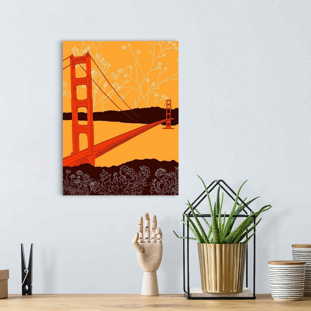 A bohemian room featuring Golden Gate Bridge - Headlands
