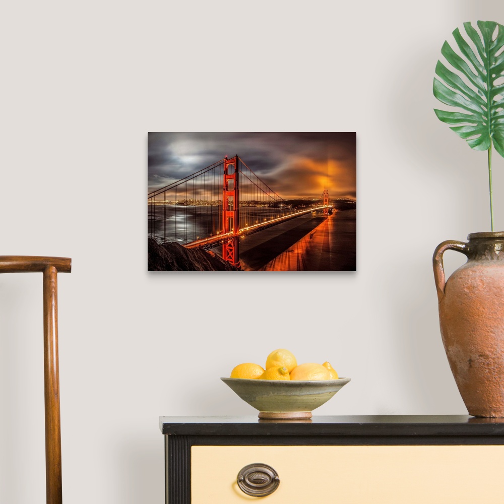 A traditional room featuring Golden Gate Evening