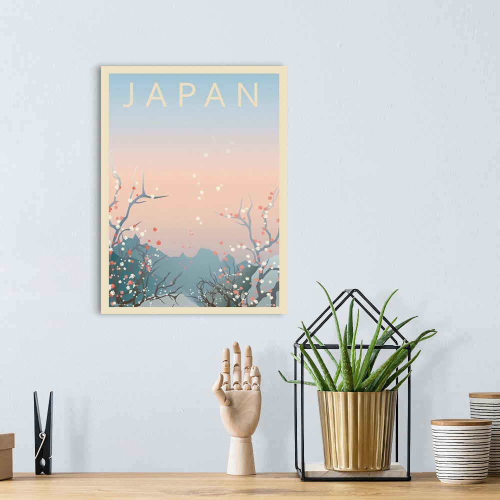 A bohemian room featuring Japan