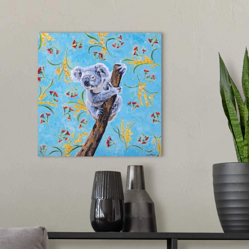 A modern room featuring Koala