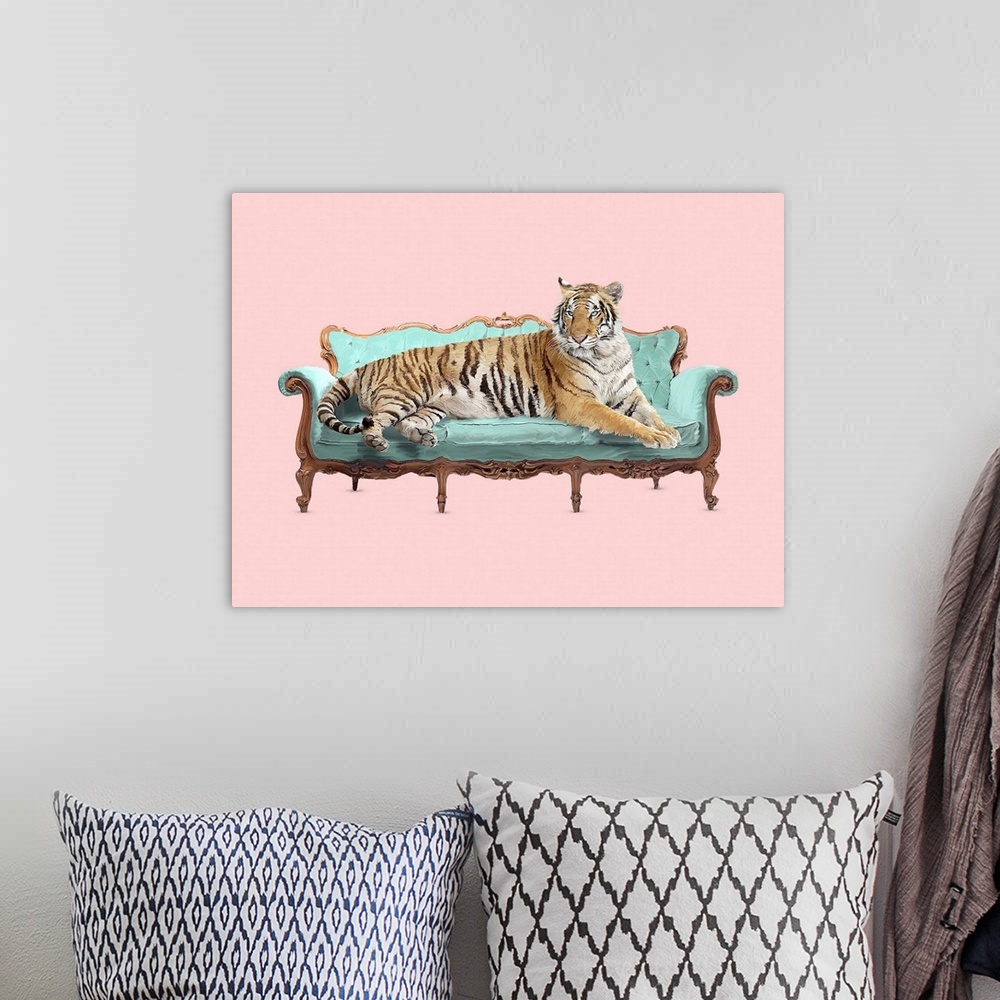 A bohemian room featuring Lazy Tiger