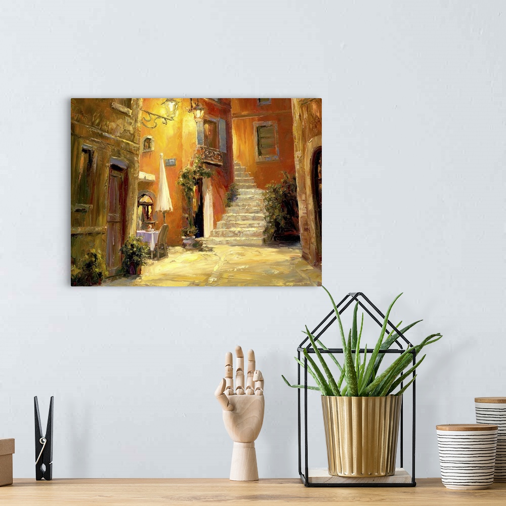 A bohemian room featuring Lighted Alley