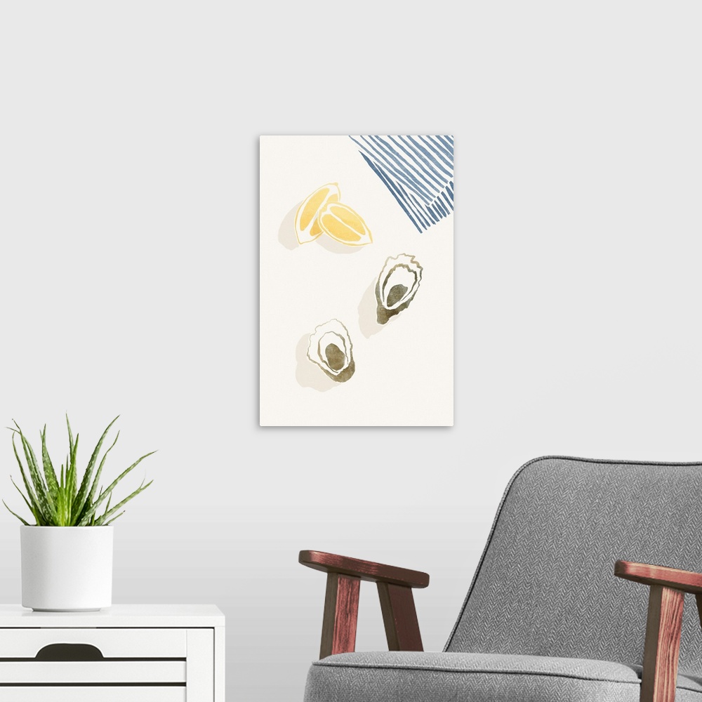 A modern room featuring Oysters And Lemons