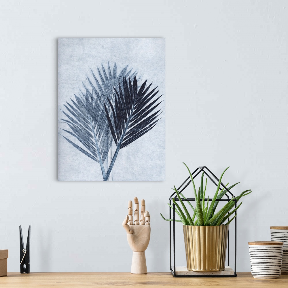 A bohemian room featuring Palm 4 Blue