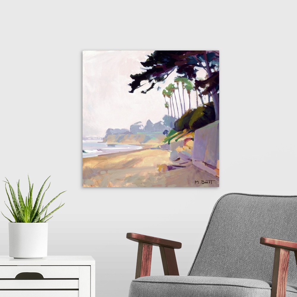 A modern room featuring Palm & Cypress; Butterfly Beach