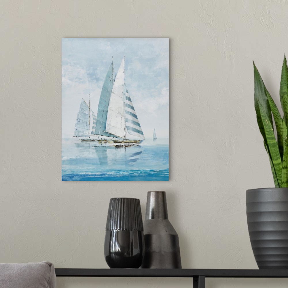 A modern room featuring Sailing Day