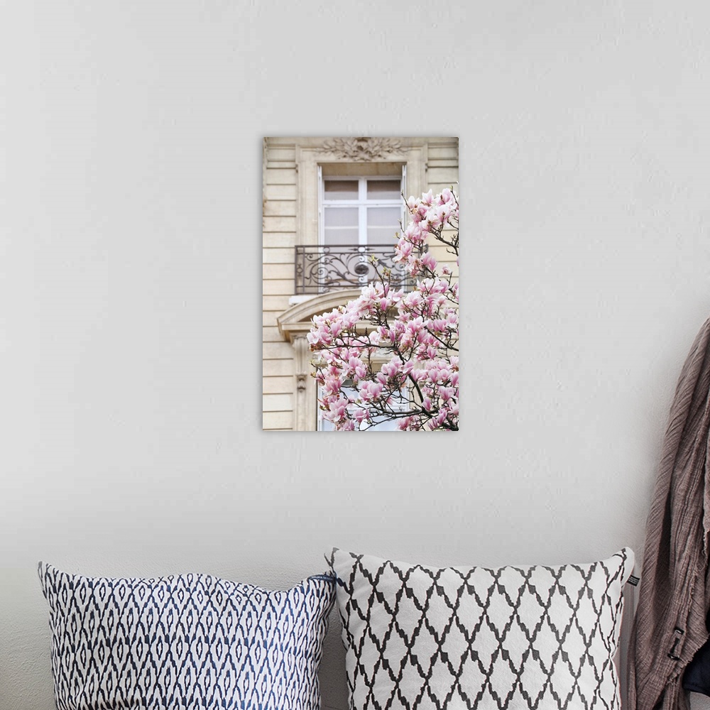 A bohemian room featuring Spring Magnolias In Paris