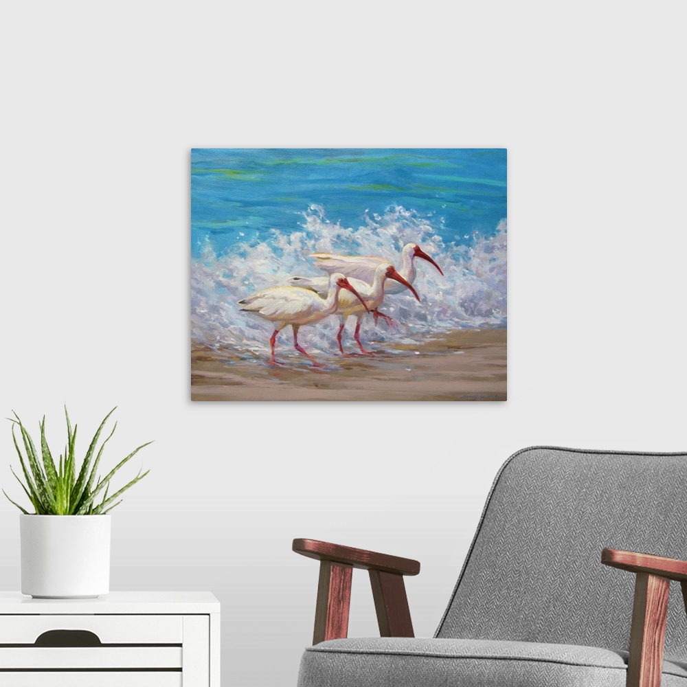 A modern room featuring Surf Fishing