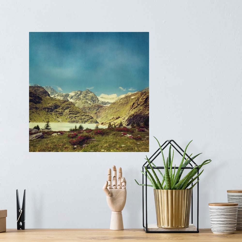 A bohemian room featuring Take Me To The Mountains No. 2