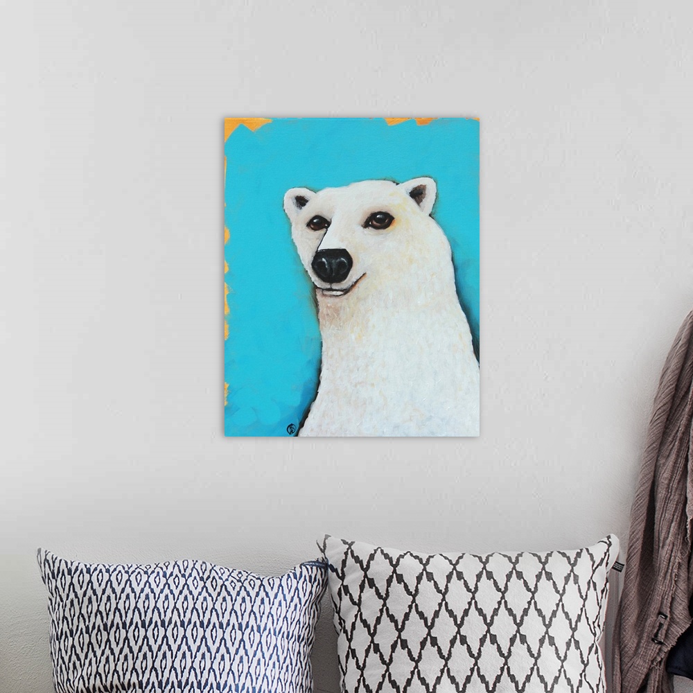 A bohemian room featuring The Cute Polar Bear
