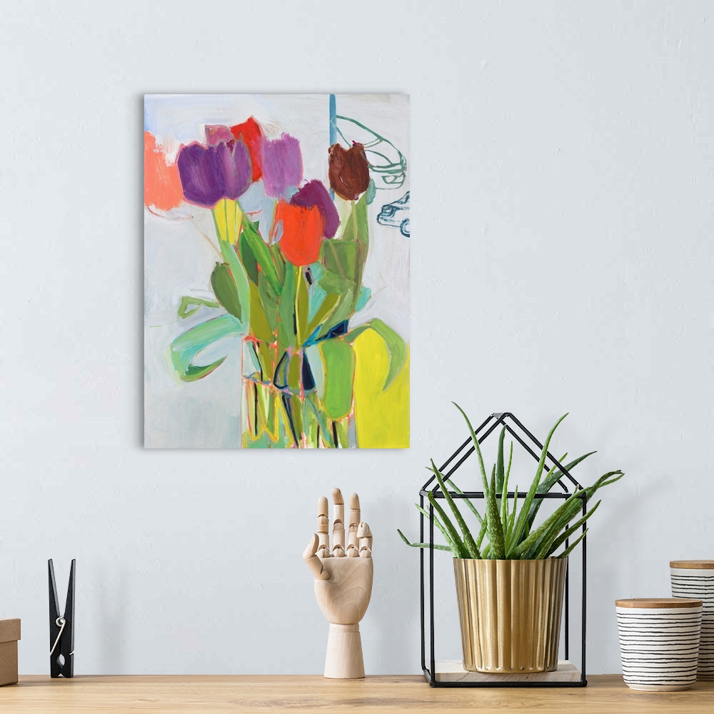 A bohemian room featuring Tulips And Two Cars