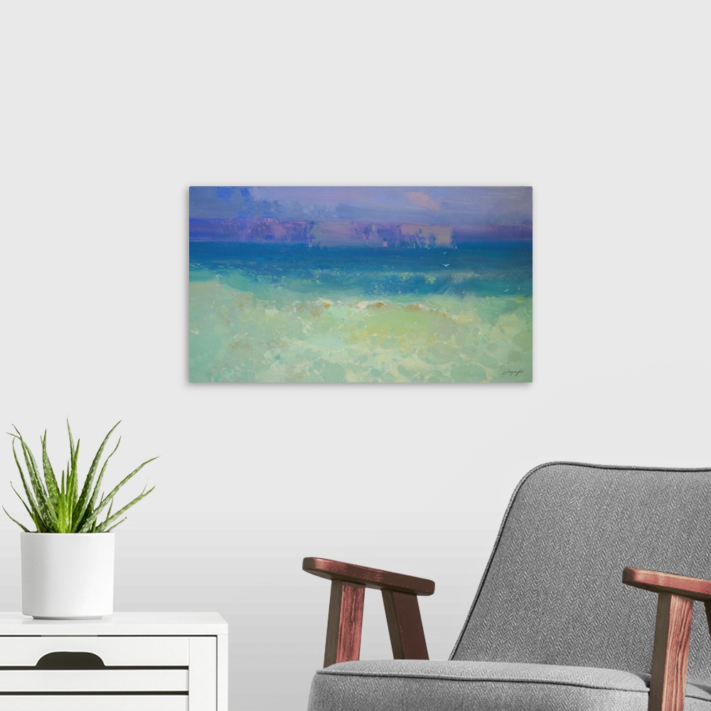 A modern room featuring Waves - Pacific Highway