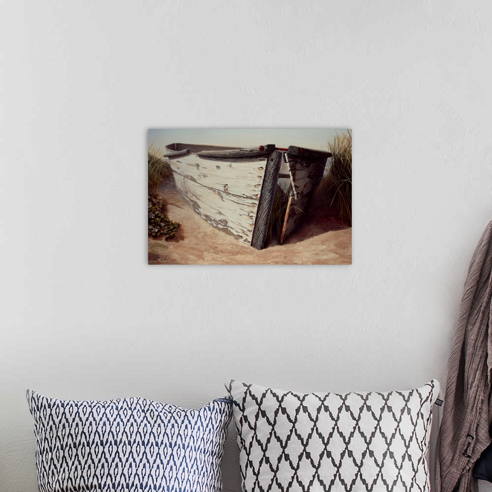 A bohemian room featuring White Boat II