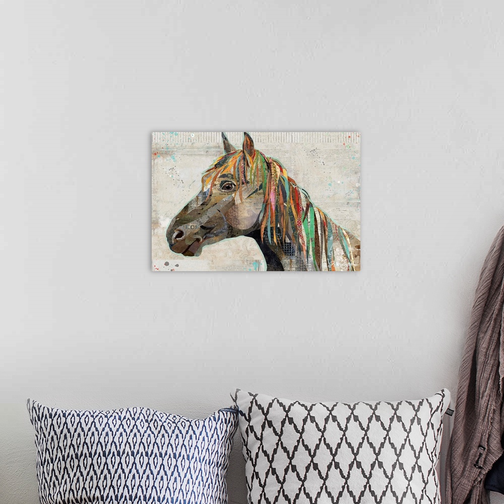 A bohemian room featuring Wild Horse