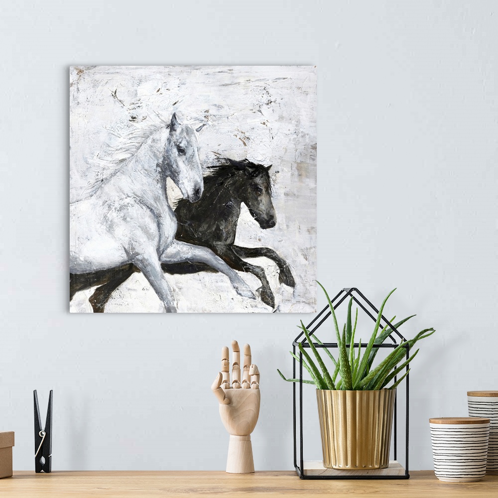 A bohemian room featuring Wild Horse 2