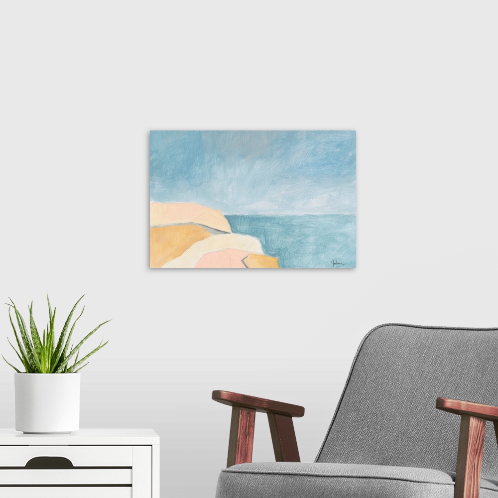 A modern room featuring By The Sea No. 2