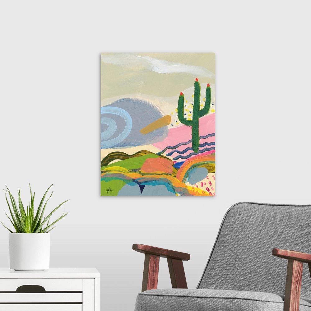 A modern room featuring Desert Colors 2
