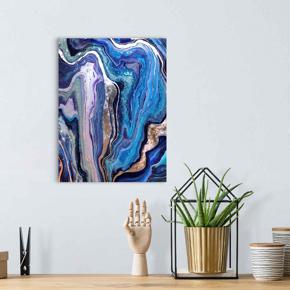 A bohemian room featuring Abstract 5