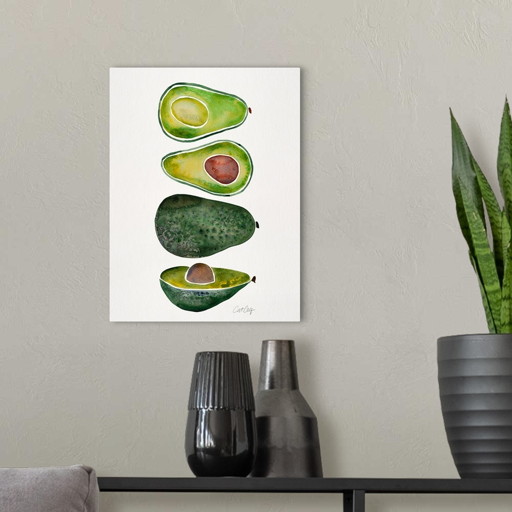 A modern room featuring Avocados