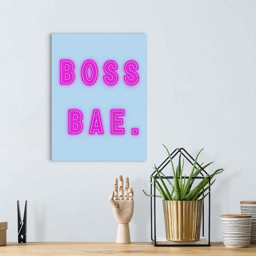 A bohemian room featuring Boss Bae