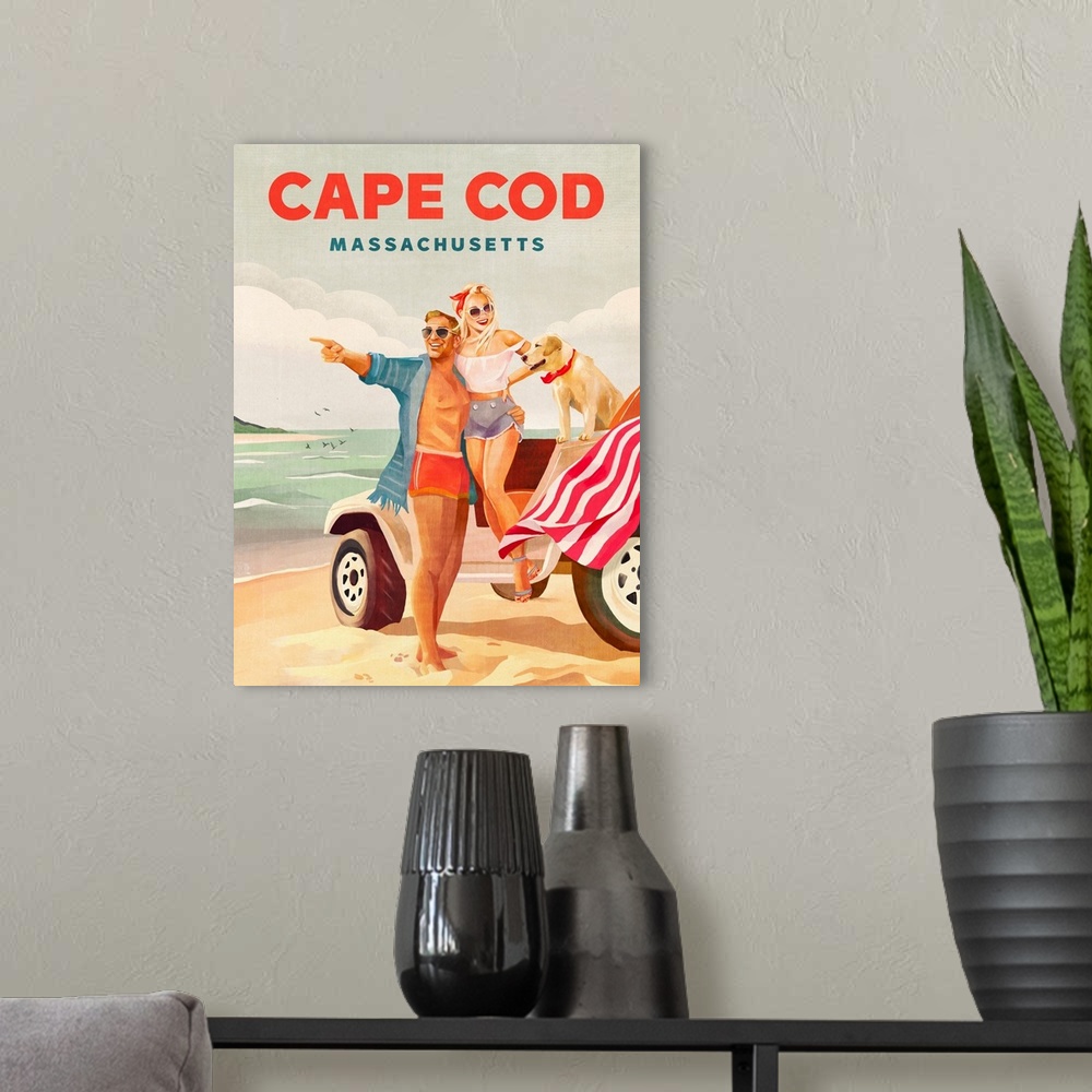 A modern room featuring Cape Cod, Massachusetts
