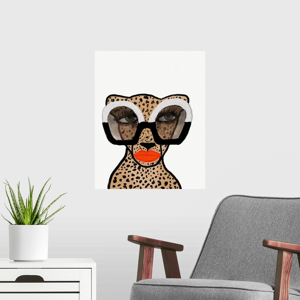 A modern room featuring Cheetah 4