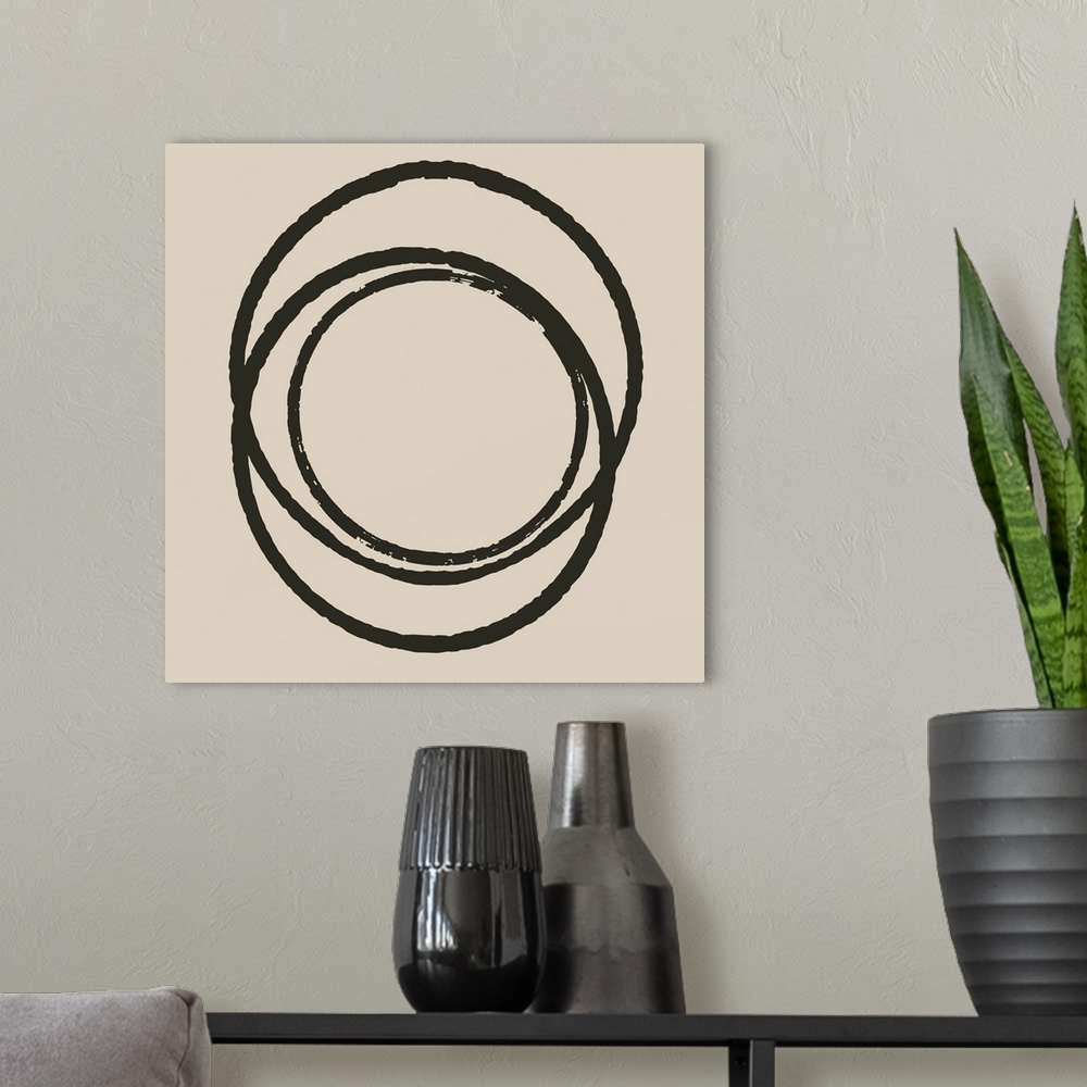 A modern room featuring Circle One